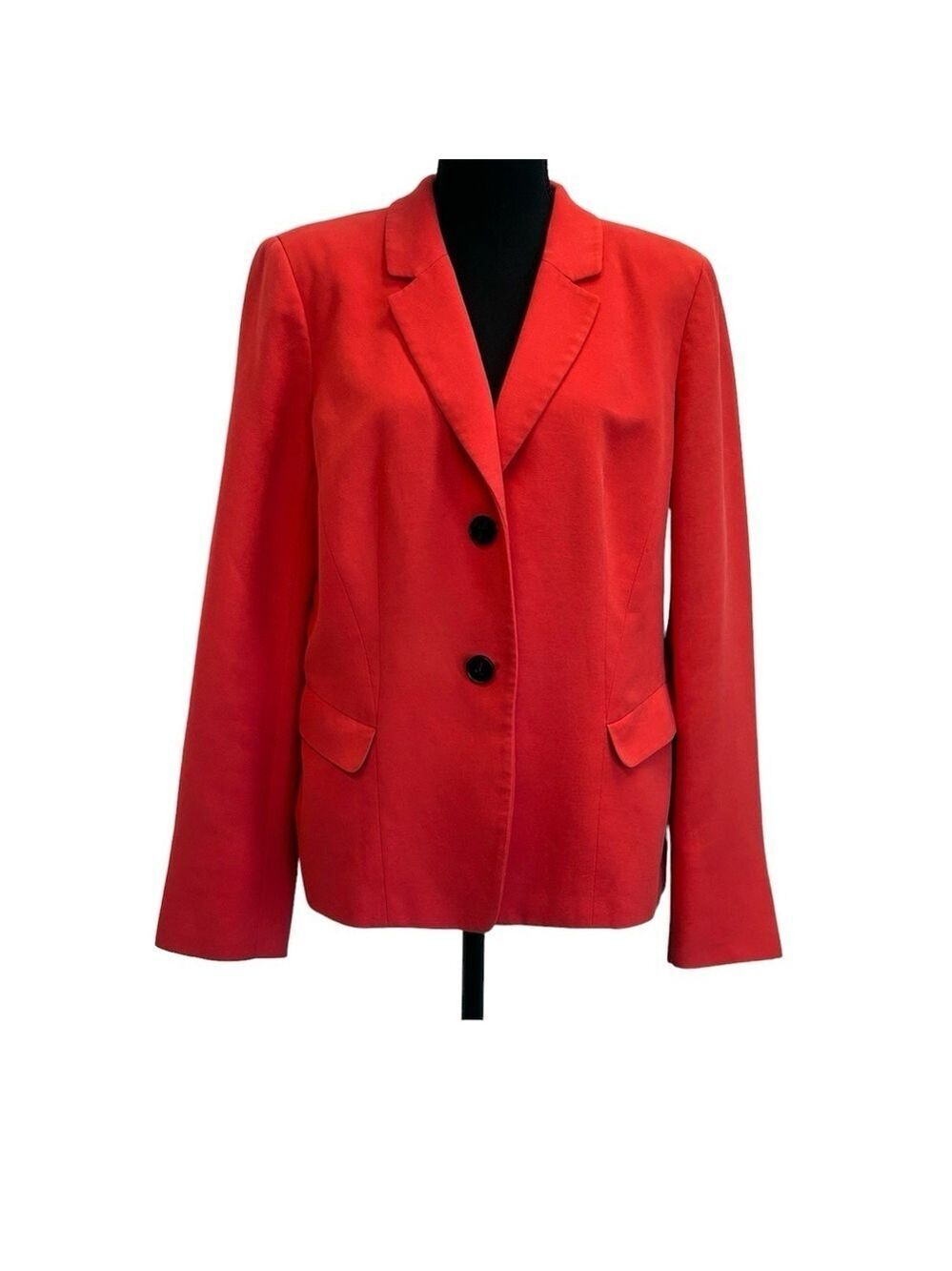 Lafayette 148 coral single breasted blazer Sz 14 professional business career